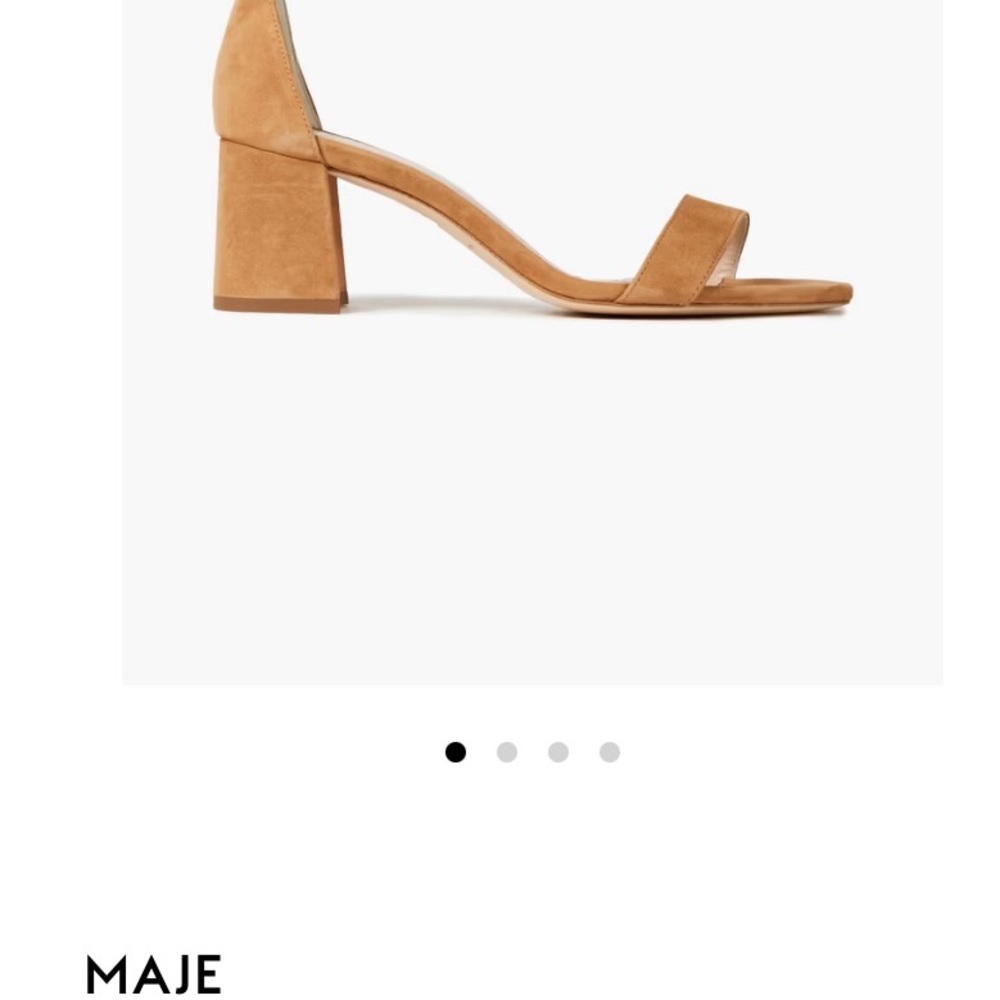 Maje Suede Sandals - Picture 4 of 11